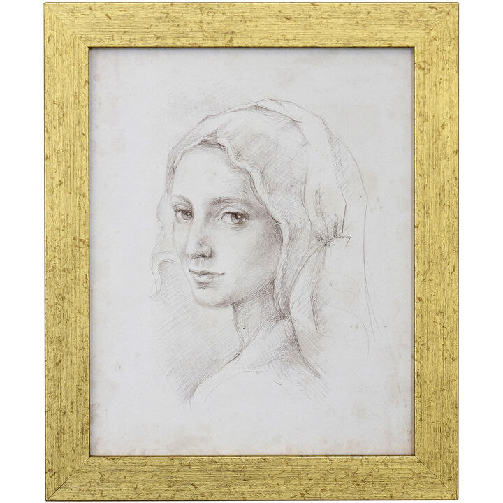 Portrait Study I Framed Print