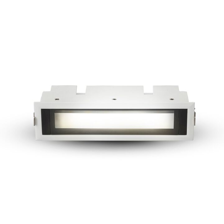 VONN Lighting LED Fixed Recessed Wall Washer w/Trim VMDL000605E012WH, White