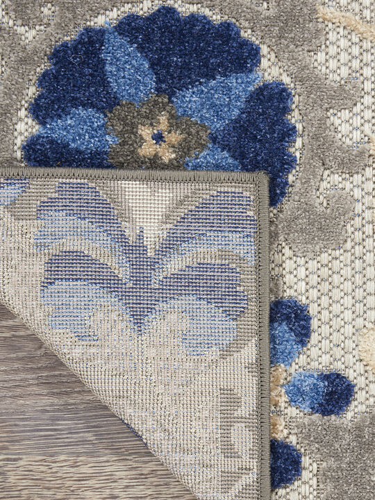 Aloha ALH17 Natural/Blue 6' x 9' Rug