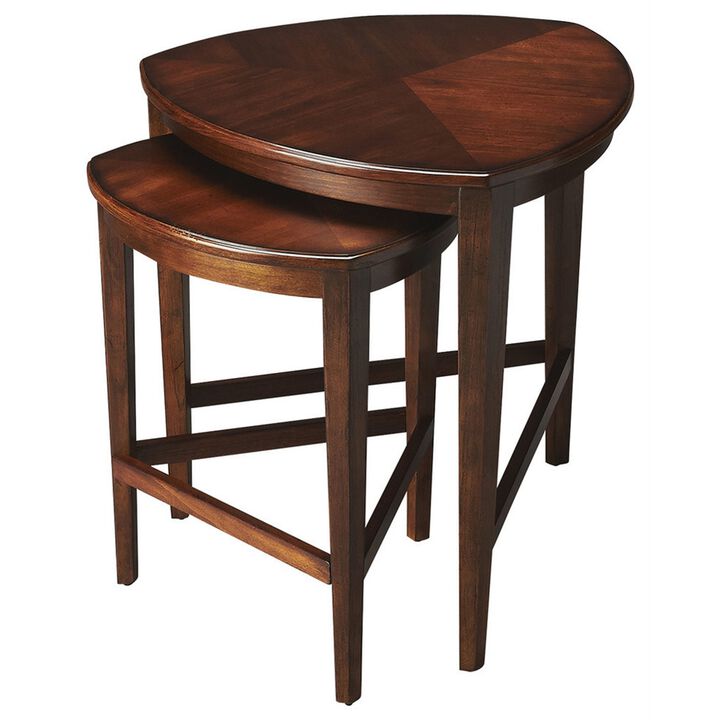 Antique Cherry Nesting Tables, Belen Kox