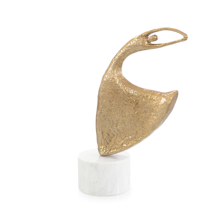 Windswept Waltz Gold Sculpture