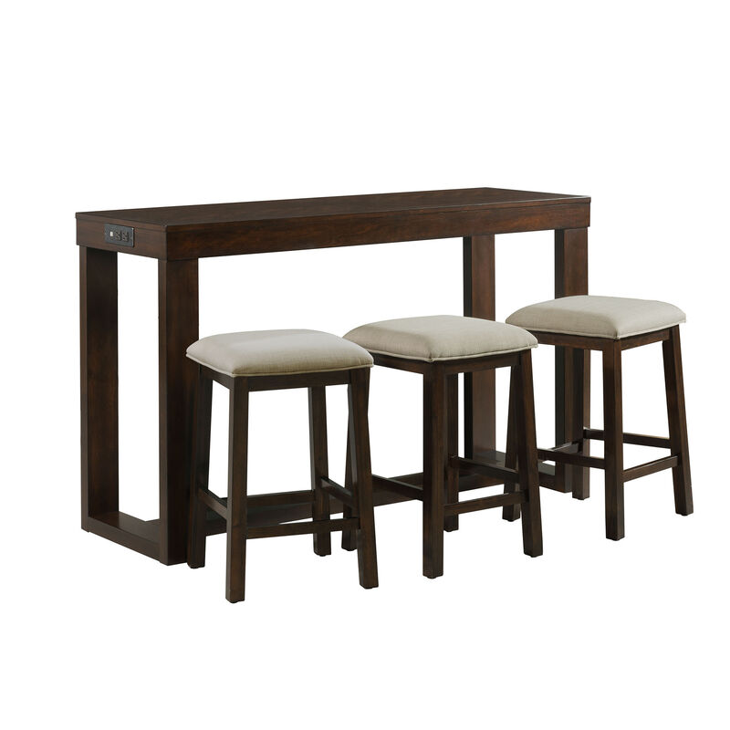 Drew Bar Table Set
