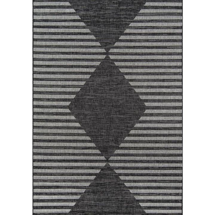Novogratz Contemporary Runner Area Rug, Charcoal, 2'7 X 7'6 Runner