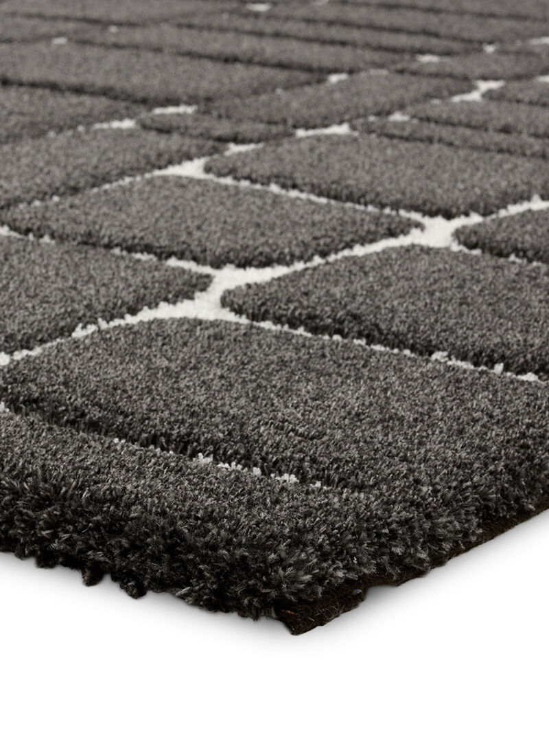 Tazeka TAZ02 Anthracite 7'10" x 9'10" Rug