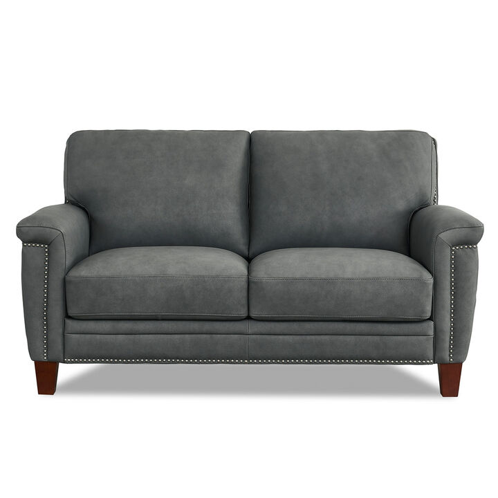 Sherwood Top Grain Leather Loveseat