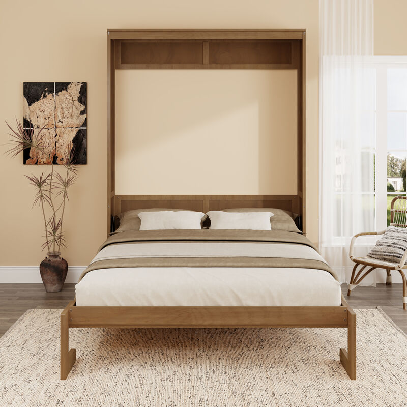 Merax Murphy Bed Cabinet for Guest Room for Bedroom, Guest Room, Home Office