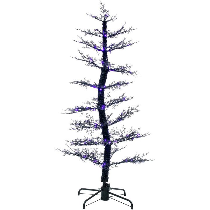 Haunted Hill Farm HHF 5.0-FT Spooky Dancing Tree, Micro-LED with Scream Sensor