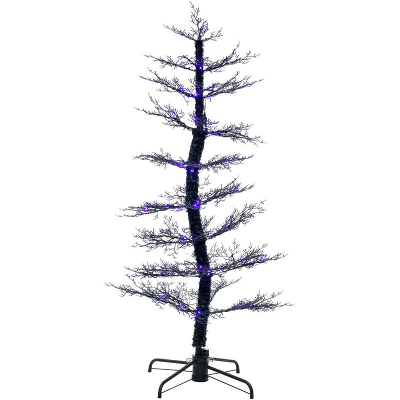 Haunted Hill Farm HHF 5.0-FT Spooky Dancing Tree, Micro-LED with Scream Sensor