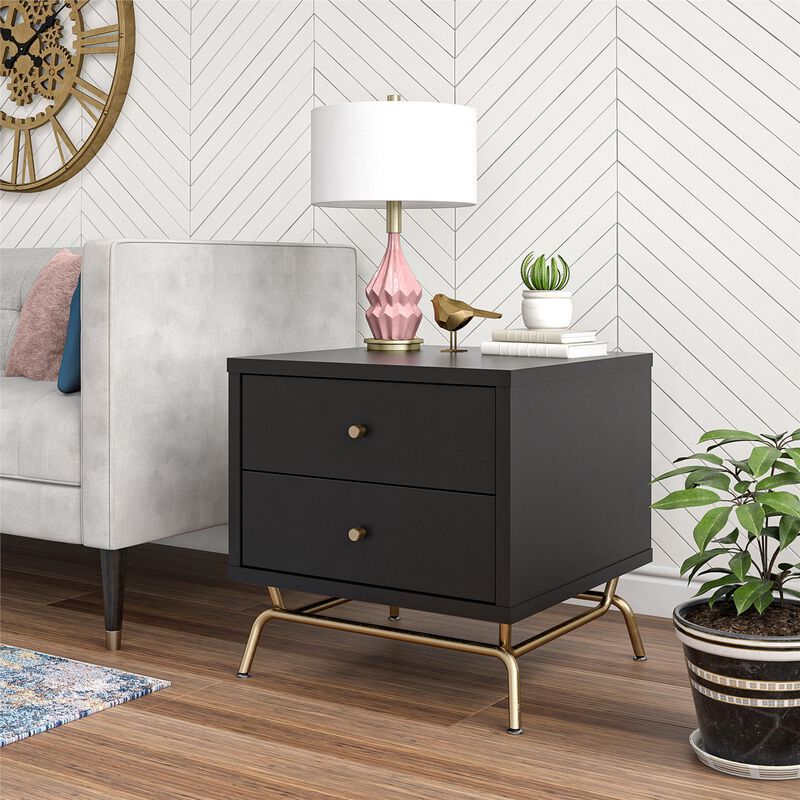 Nova End Table, Black