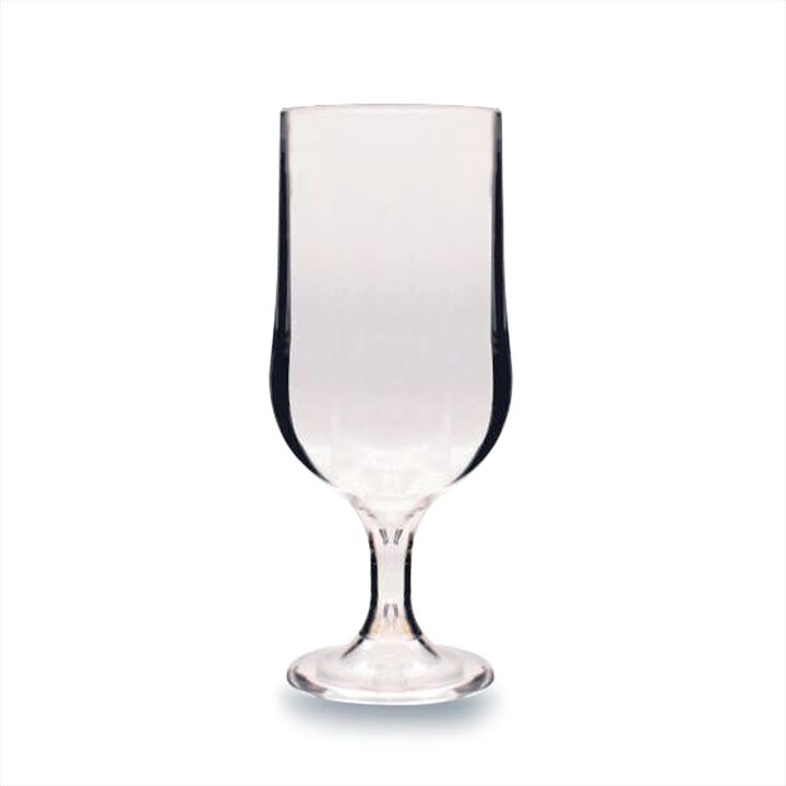 Polycarbonate Drinkware dia.2.75" h:7" 13 oz. Round Clear Polycarbonate Goblet (Set of 12)
