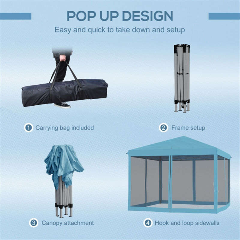 Pop Up Canopy Tent for Outdoor Parties Events and Gatherings