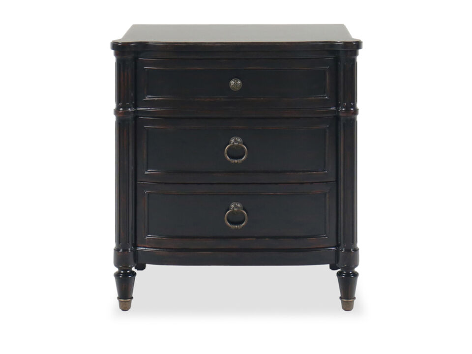 Charleston Three-Drawer Nightstand