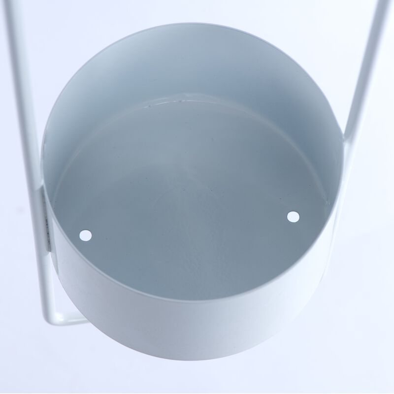 Upright Hanging Planter-small-white