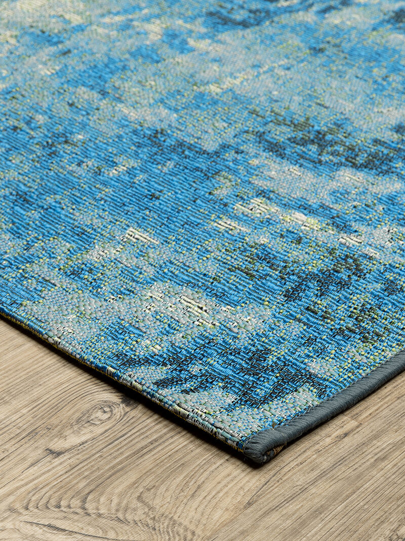 NAPLES 359X BEIGE/BLUE 8X10