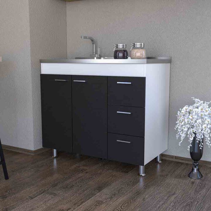 Utility Sink Kisco, Kitchen, White / Black