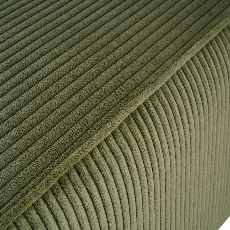 Merax Pu Leather Sofa Ottoman for Living Room