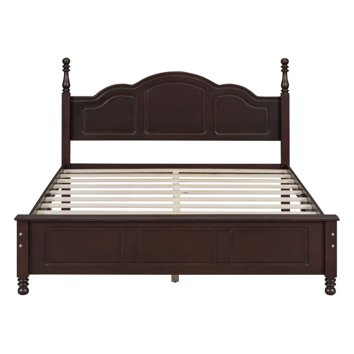 Merax Retro Style Platform Bed