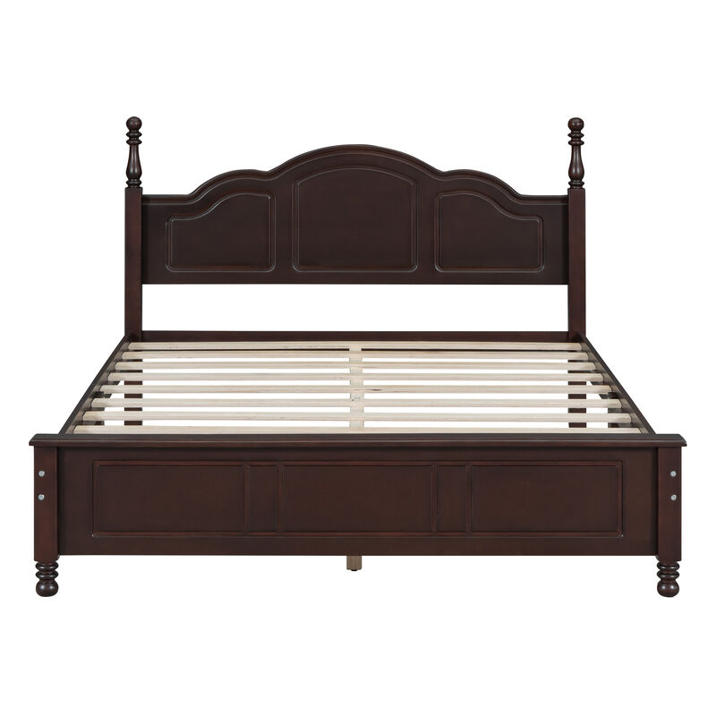 Merax Retro Style Platform Bed