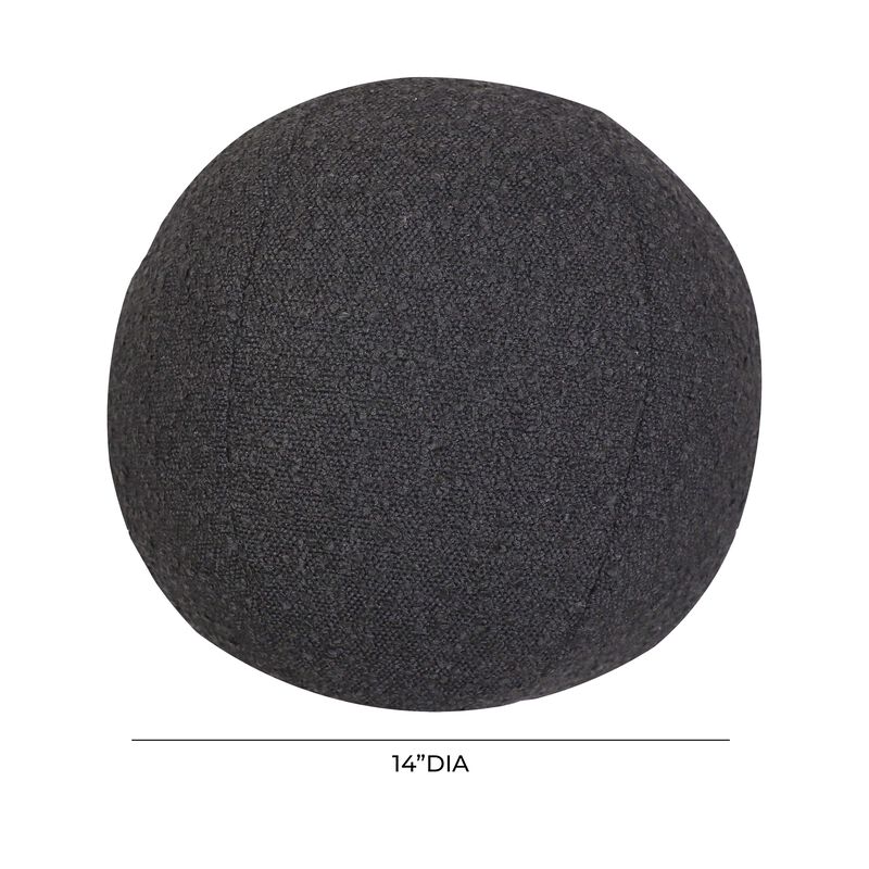 Boba Cream Vegan Shearling 14" Pillow