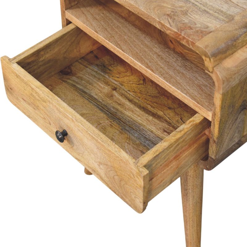 Artisan Furniture Solid Wood Newton Oak-ish Nightstand