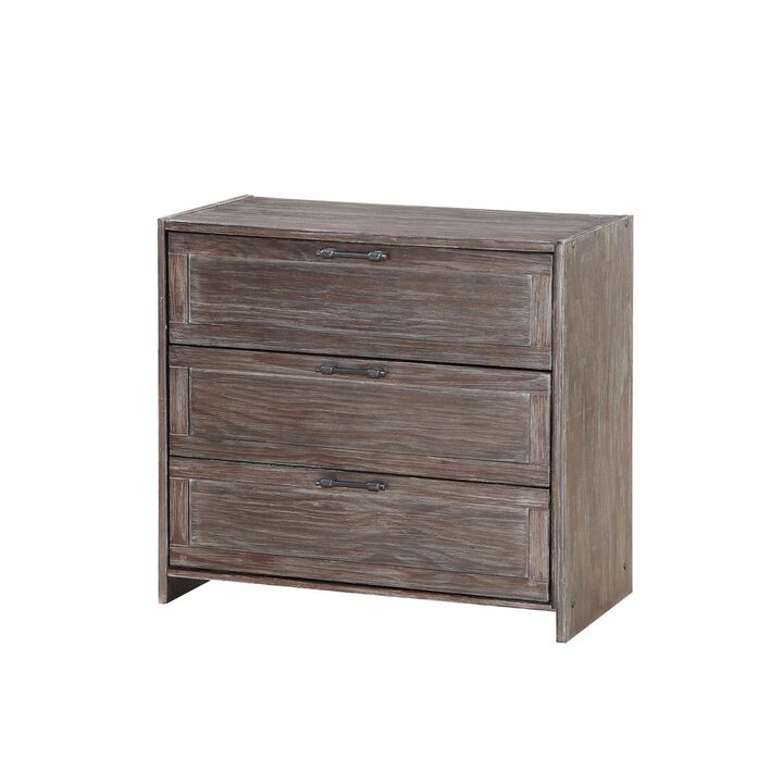 Donco Trading Barn Door 3 Drawer Chest (Rta)