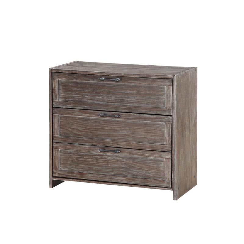 Donco Trading Barn Door 3 Drawer Chest (Rta)