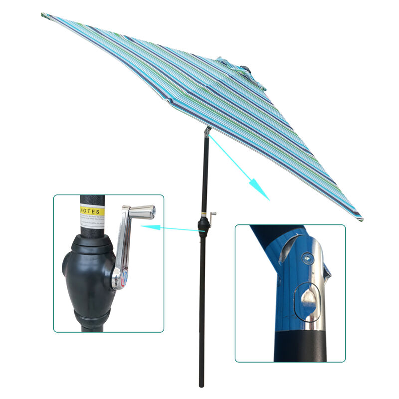 9FT Umbrella Stripes