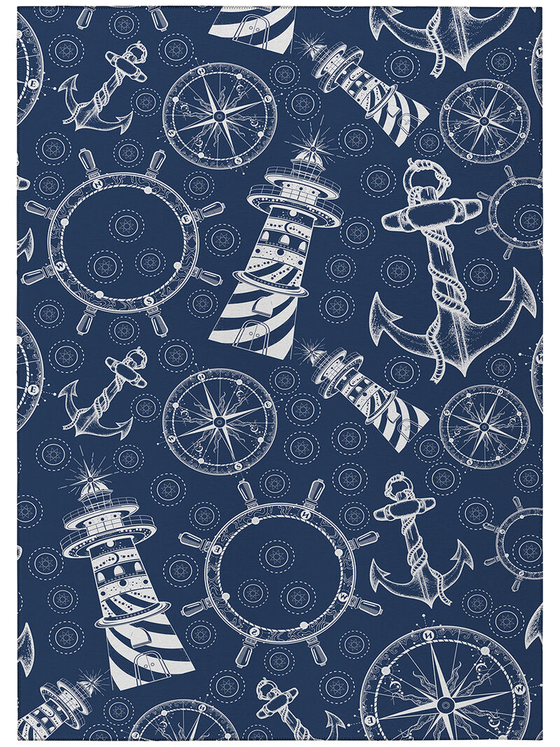 Harbor HA9 Navy 8' x 10' Rug
