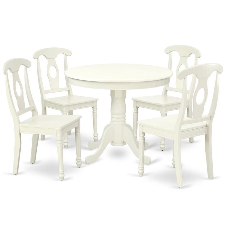 Dining Room Set Linen White