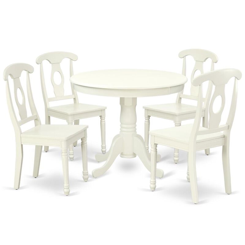 Dining Room Set Linen White