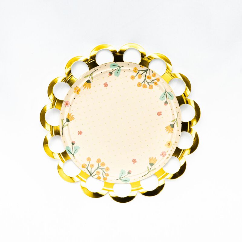 Ma Fete Tea Party Paper Dessert Plates 7", (8)