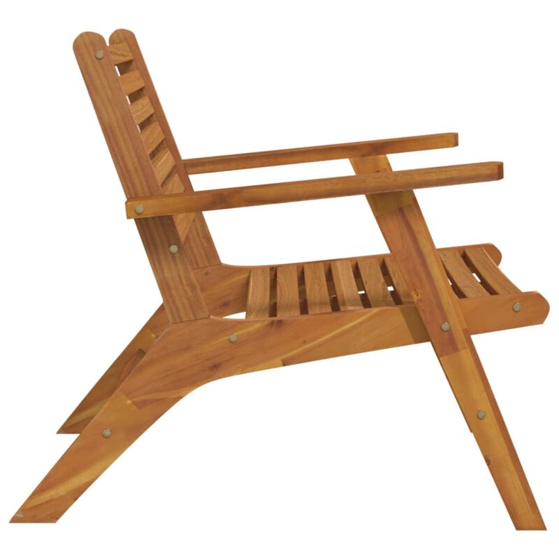 vidaXL Patio Chairs 2 pcs Solid Acacia Wood