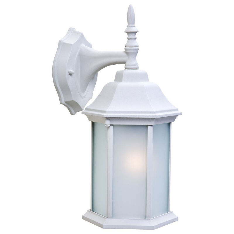 Hivvago White Frosted Glass Swing Arm Wall Light