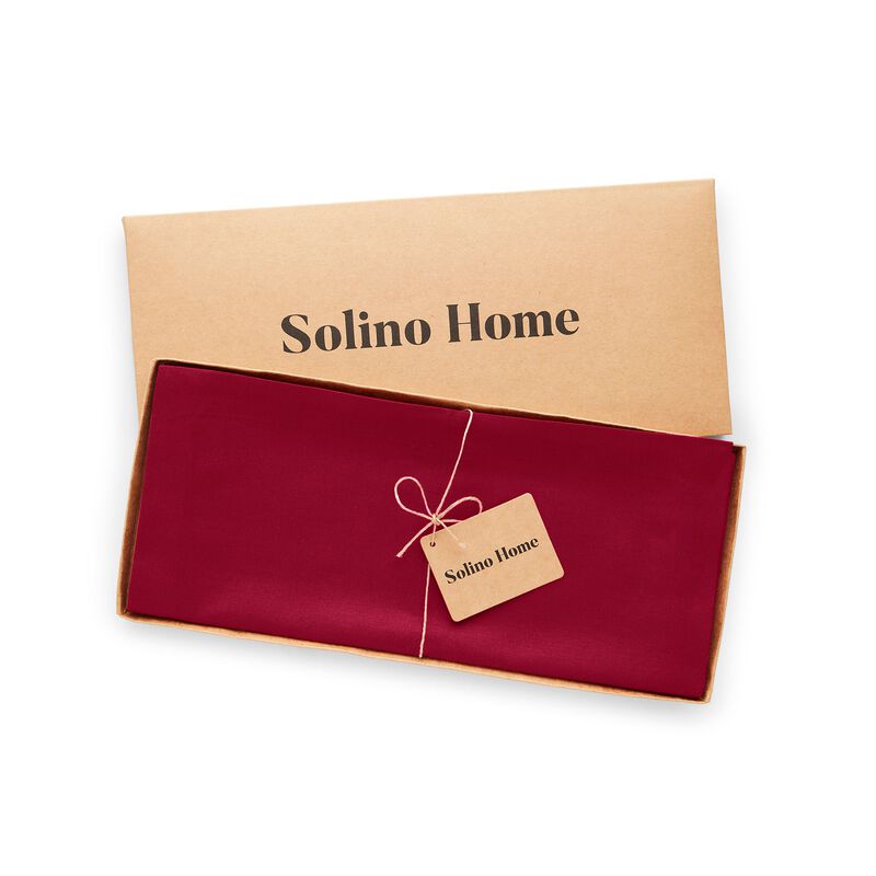 Solino Home Cotton Linen Plain Table Runner | Dru