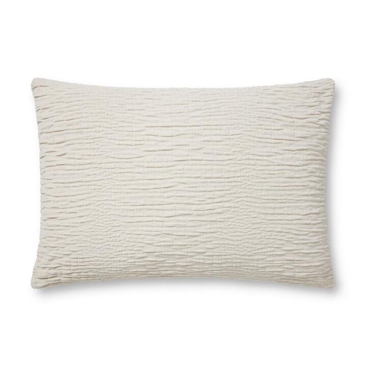 Silver 16''x26'' Poly Pillow