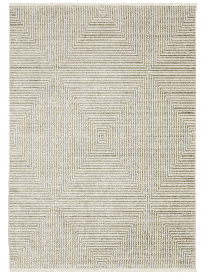 Bauer 3'10" x 5'5" Beige Rug