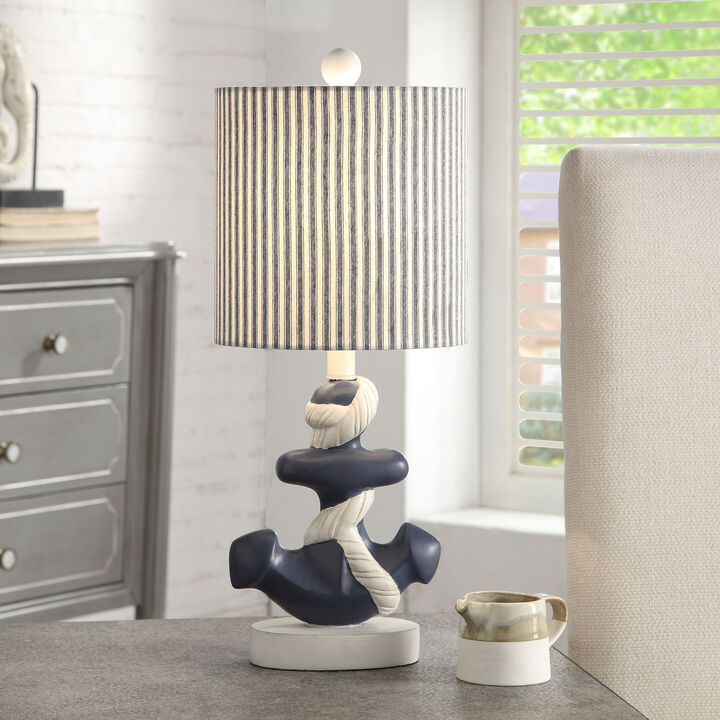 Sails Navy Table Lamp