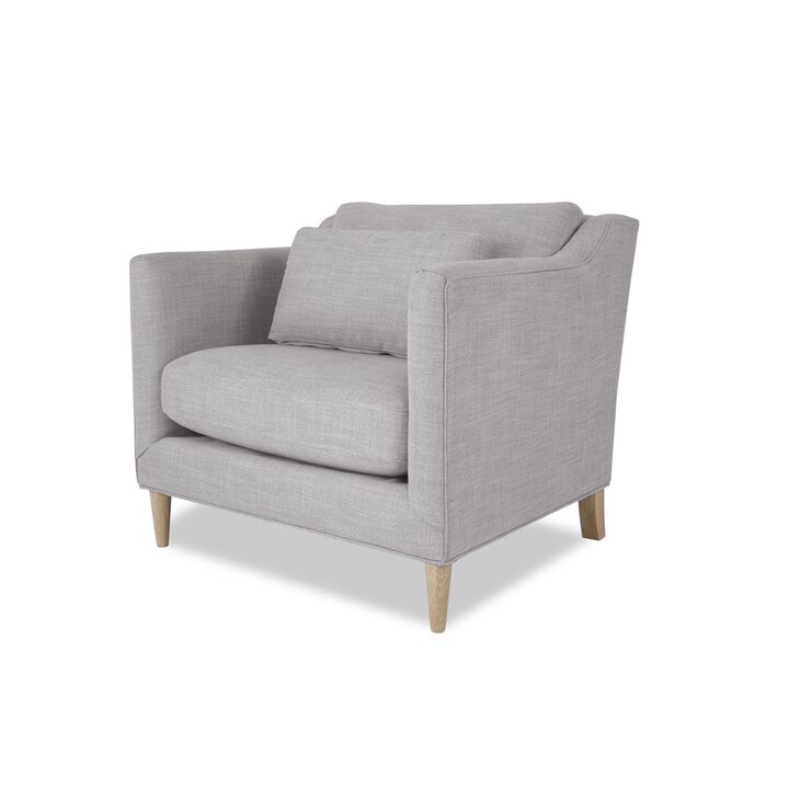 Gracie Mills Alphonso Casual Comfort: Beige Chair