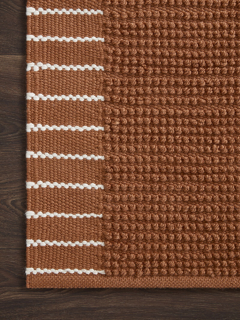 Sadie SAD01 Terracotta 5' x 7'6" Rug