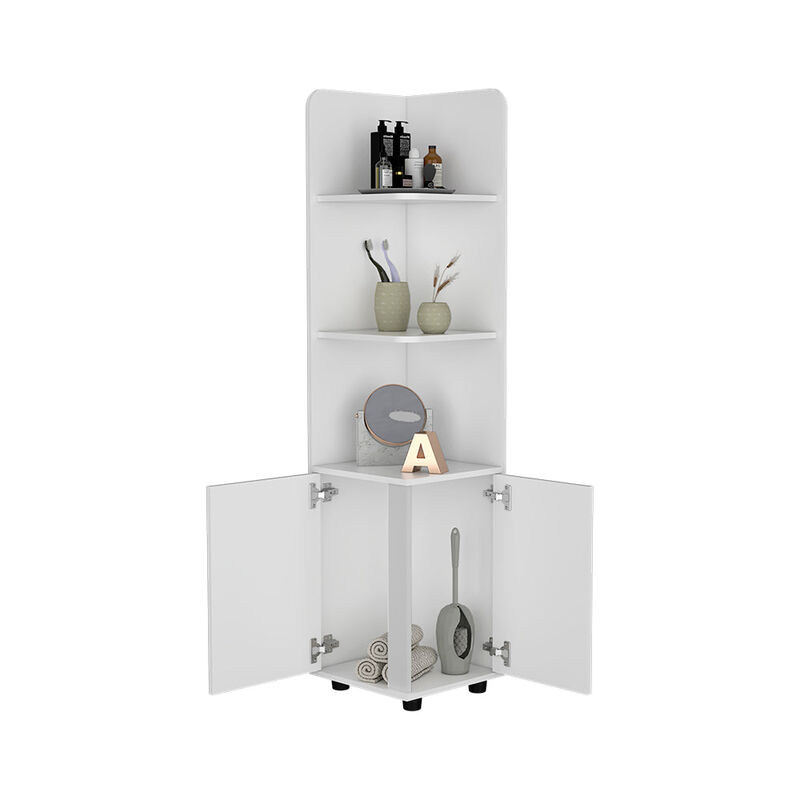 Cabinet Kairatu Freestanding, Bathroom, White