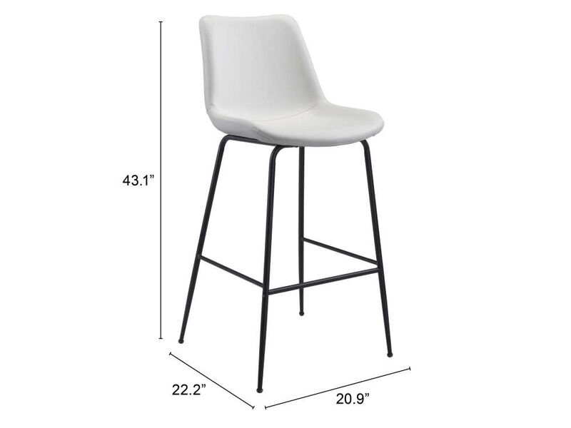 Byron Barstool White