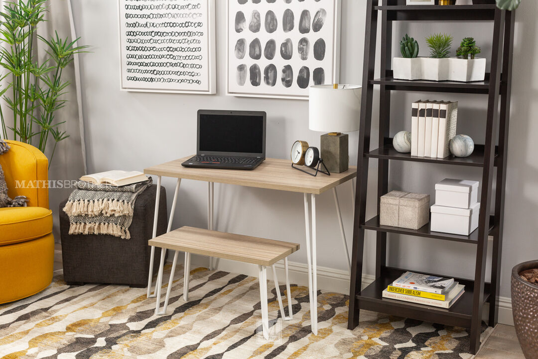 Trestle Bookcase - Espresso