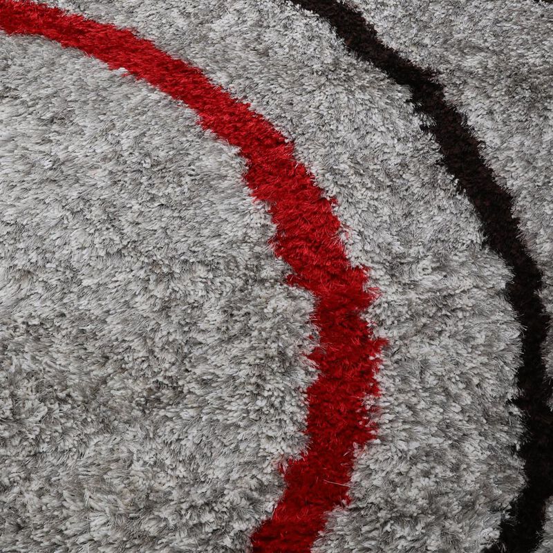 Rugsotic Carpets Hand Tufted Shag Polyester 10'x13' Area Rug Contemporary Multicolor K00032