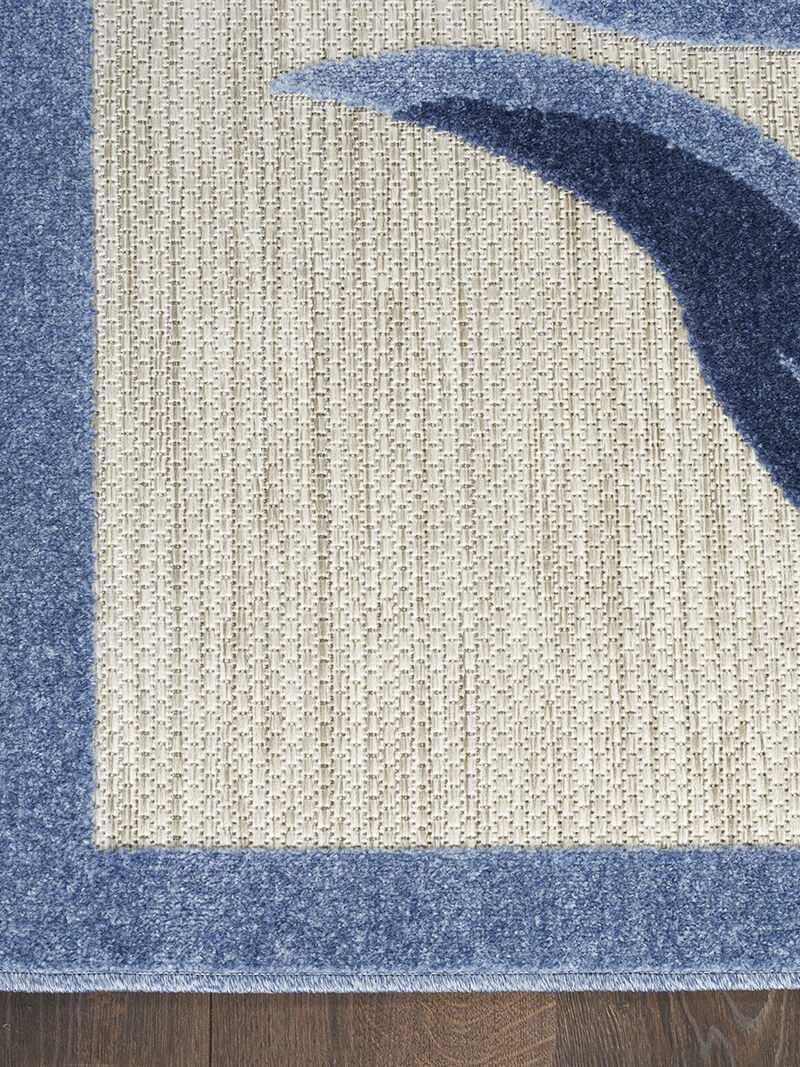 Aloha ALH33 Blue/Gray 9' x 12' Rug