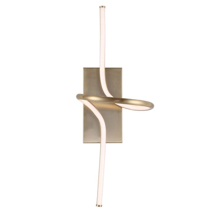 Sketch Minimalist Metal Integrated LED Vanity Light Sconce