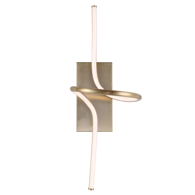 Sketch Minimalist Metal Integrated LED Vanity Light Sconce