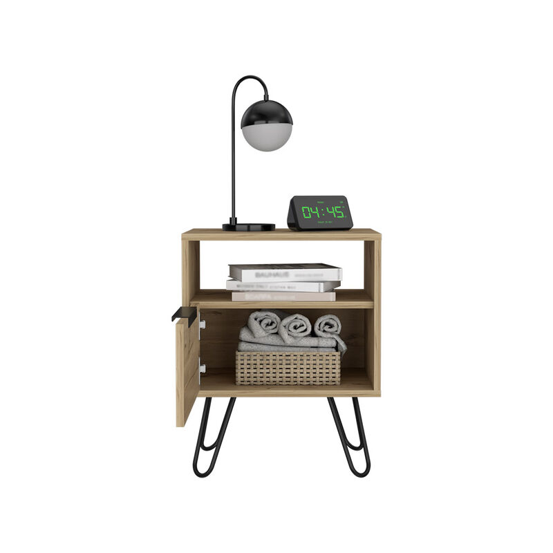 Nightstand Skyoner, Bedroom, Light Oak