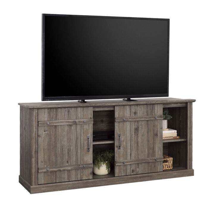 Sauder Select TV Credenza with Sliding Doors