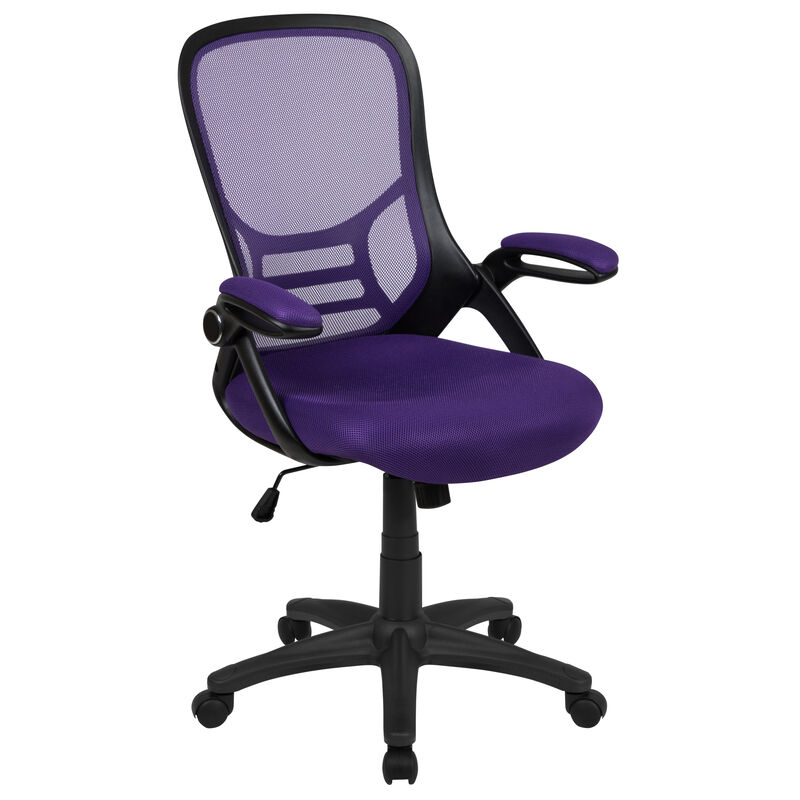 Porter High Back   Mesh Ergonomic Swivel Office Chair with Frame and Flip-up Arms