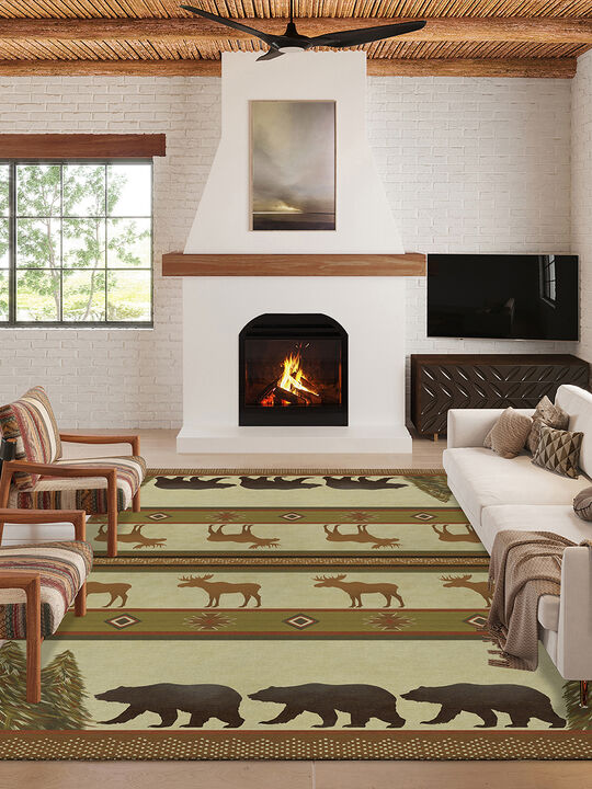 Excursion EX1 Beige 10' x 14' Rug